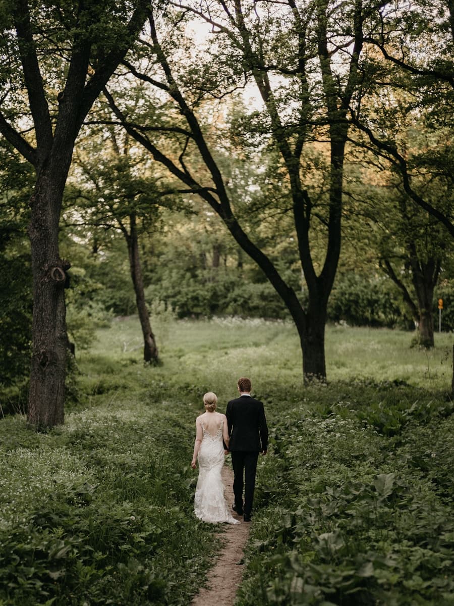 Couple walking