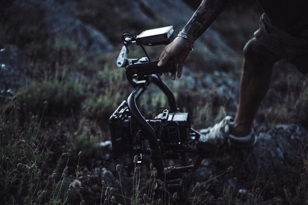 On-site, shooting alongside photographer